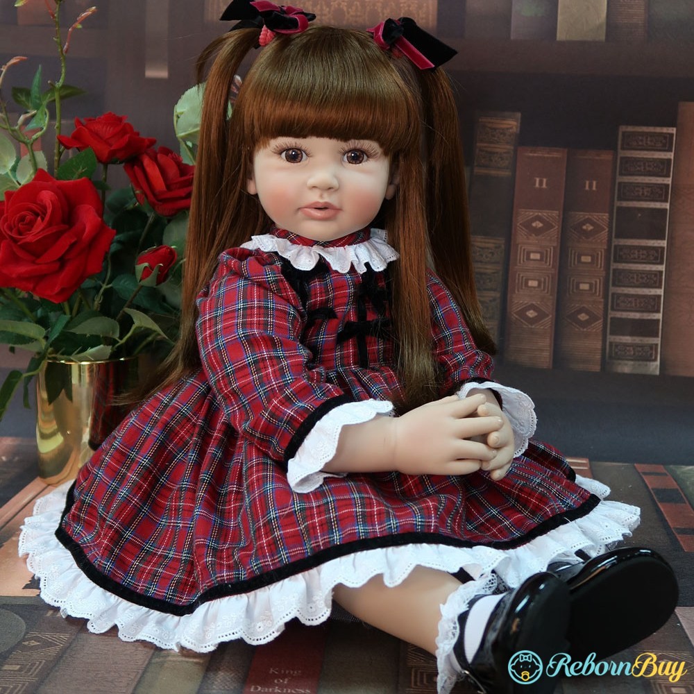 24 Inches Reborn Toddler Doll Baby Girl Big Size Doll