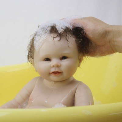 20inch Lifelike Bath Full Body Silicone Babies Reborn Baby Dolls Girl & Boy Gift 