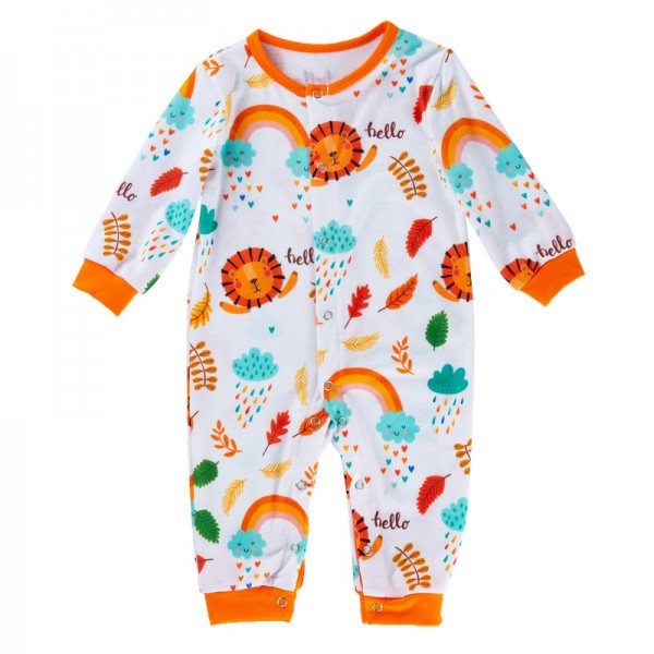 One Piece Rainbow Jammies For 19 - 22 inches Reborn Babies